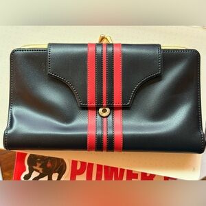 Vintage Black and Red Wallet